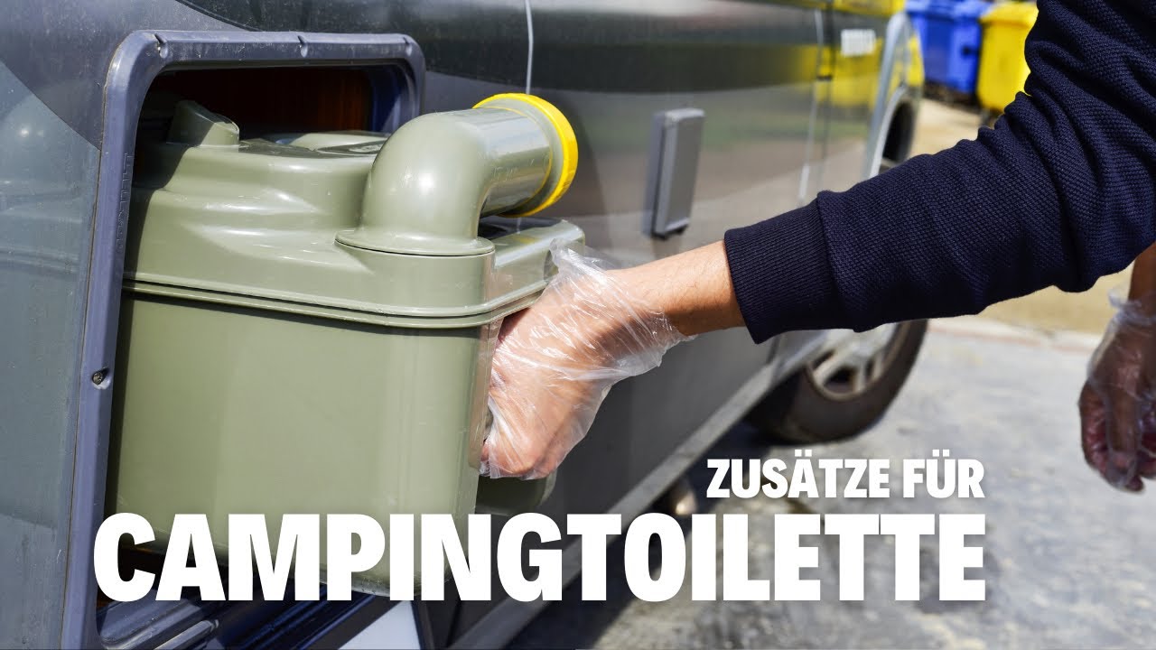 Campingtoilette richtig befüllen - Alternative für Chemietoilette | bio-chem Sanitärflüssigkeit