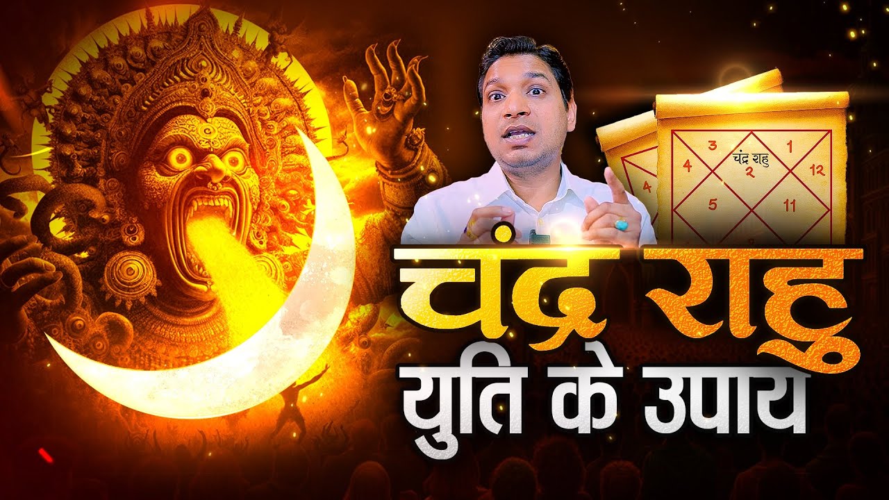 चंद्र राहु युति के प्रभावशाली उपाय | Chandra Rahu Yuti Effects & Upay #conjunction