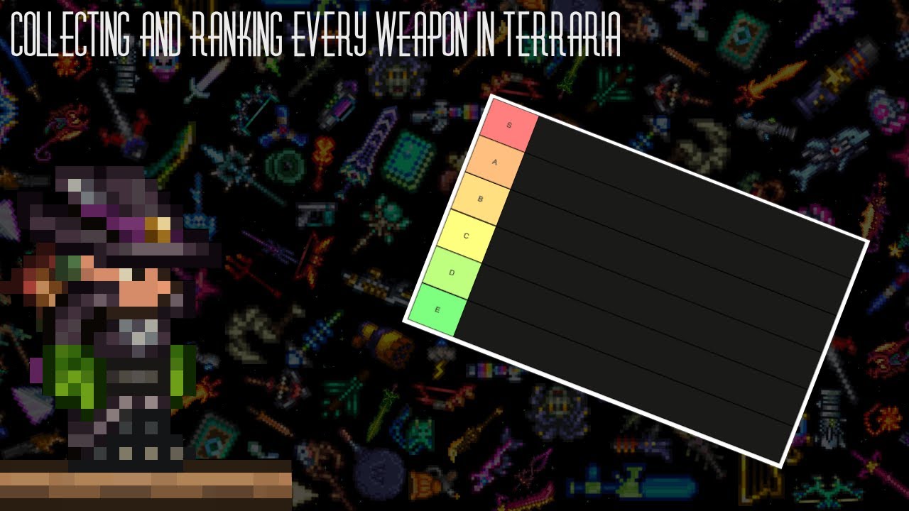 Collecting And Ranking Every Terraria Weapon