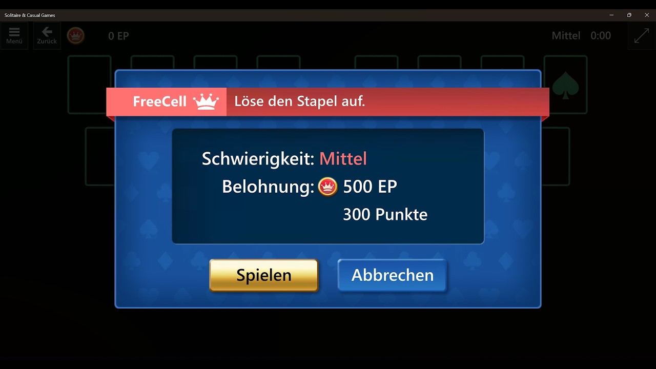 Microsoft Solitaire Collection, FreeCell Medium, February 19, 2026, Daily Challenges