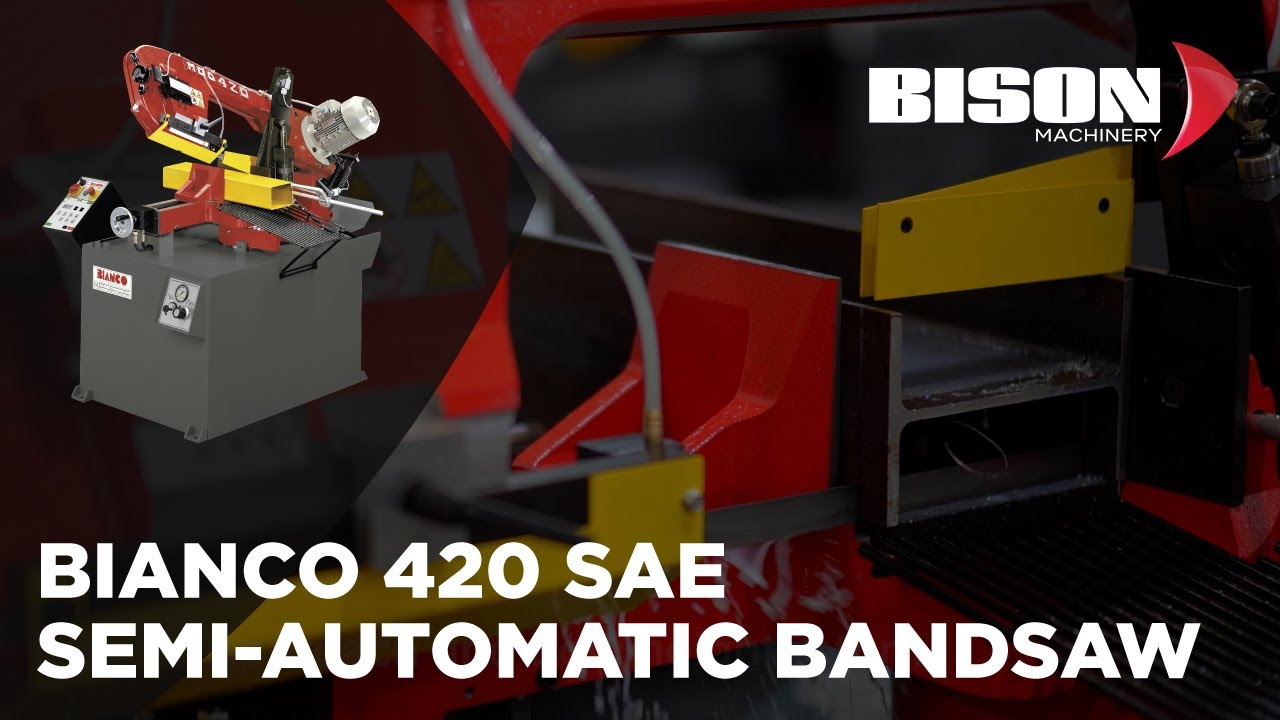 Bianco 420 SAE Semi-Automatic Mitring Bandsaw