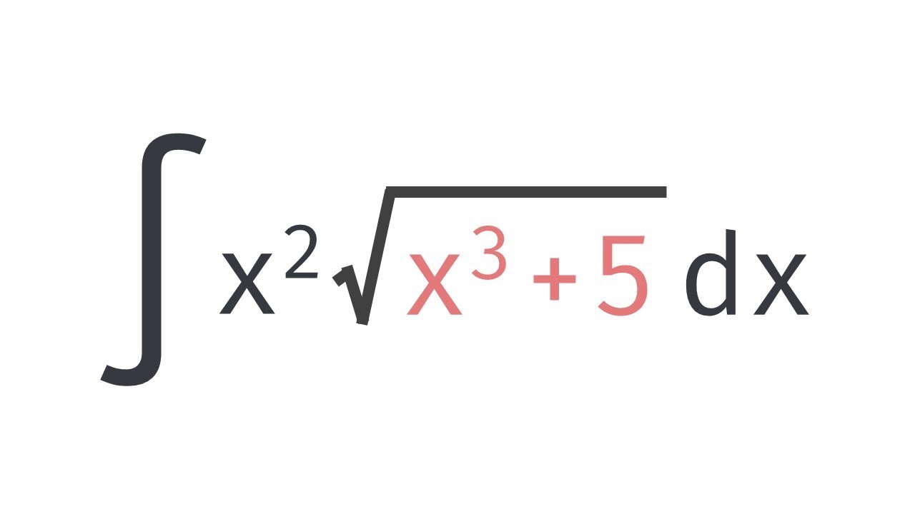 How to Integrate Using U-Substitution - This is a Typical 