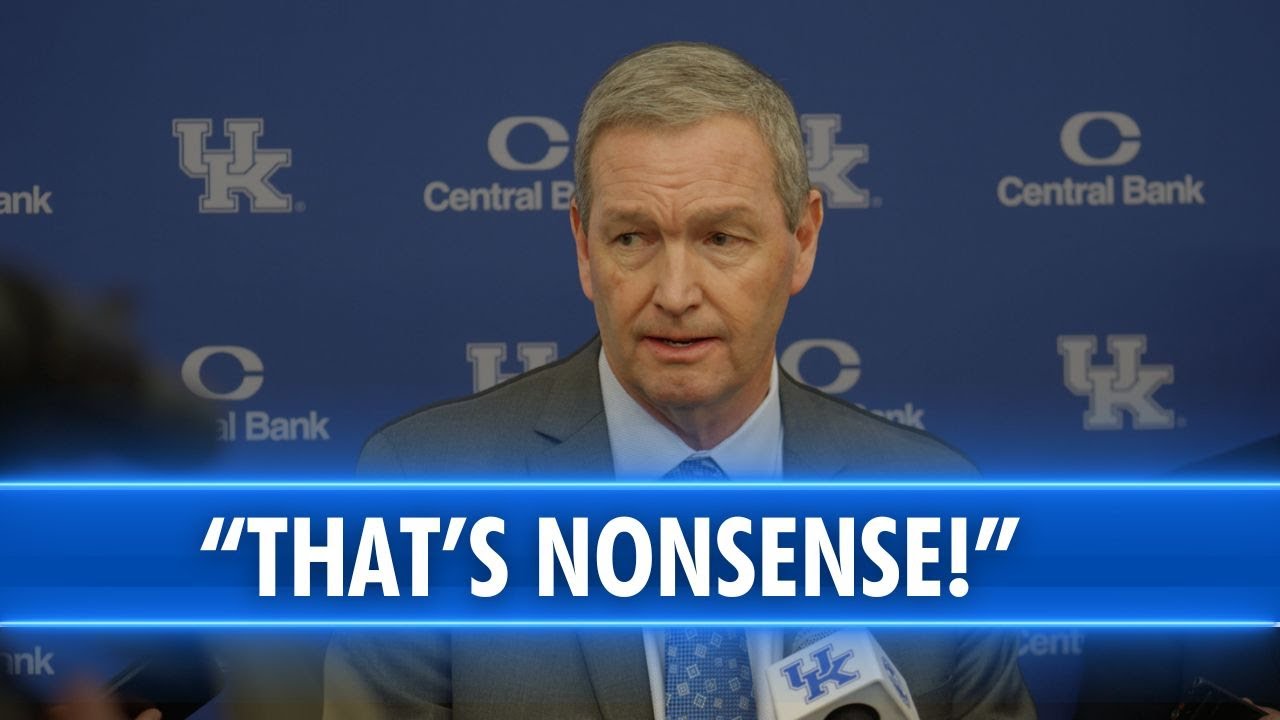 A FIRED UP Mitch Barnhart talks to the media about Will Stein, NIL, & coaching search