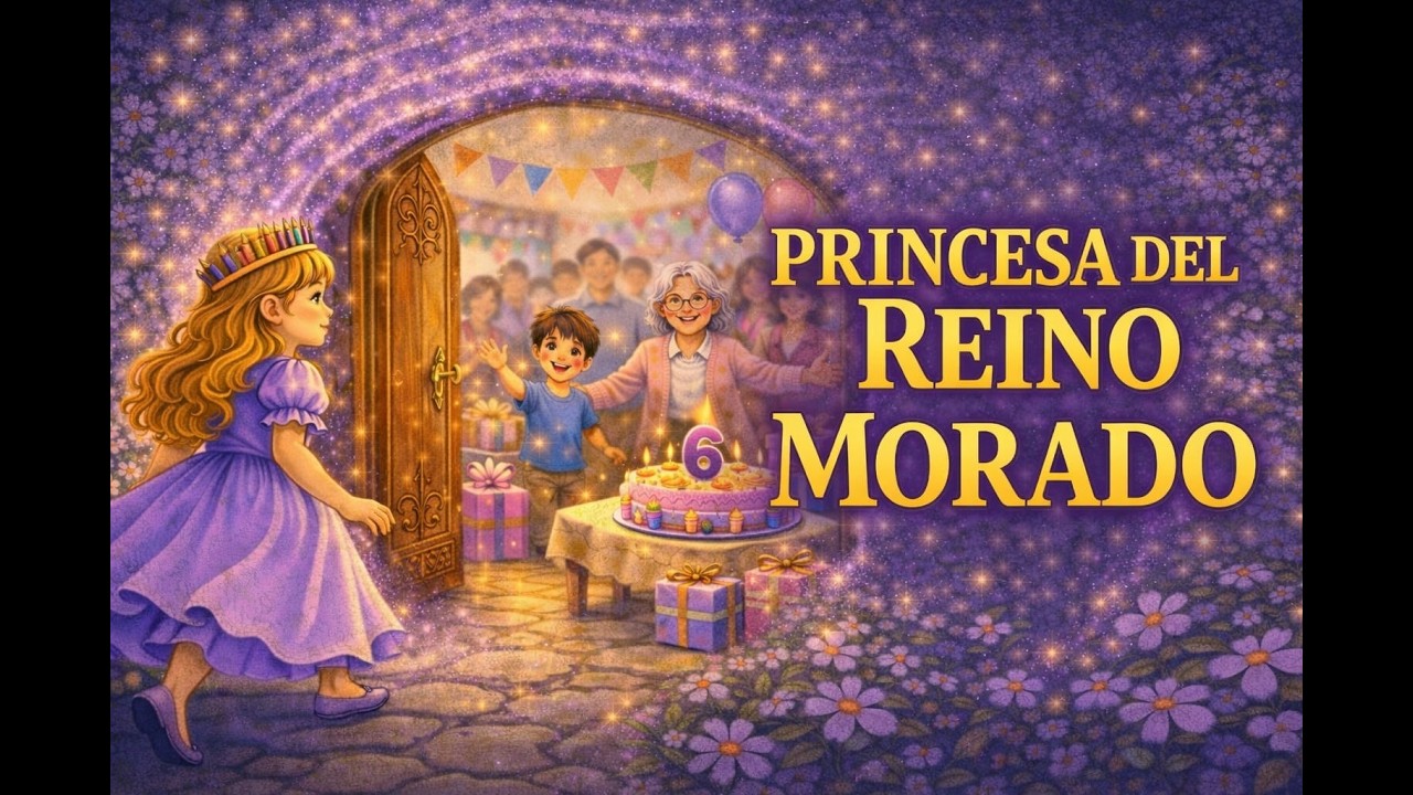 La Princesa del Reino Morado 💜 | Un cuento muy especial para Sofía (en su 6º cumpleaños)