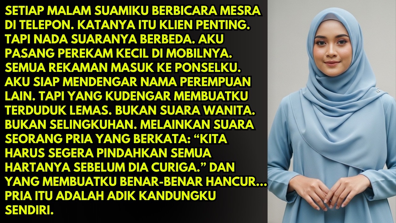 SETIAP MALAM SUAMIKU BERBICARA MESRA DI TELEPON. Katanya itu klien penting. Tapi nada suaranya beda