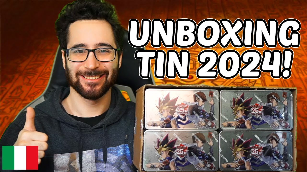 [ITA] Unboxing Di Un Case di Tin 2024 25th Anniversario ! (12 Tin!) • Yu-Gi-Oh TCG