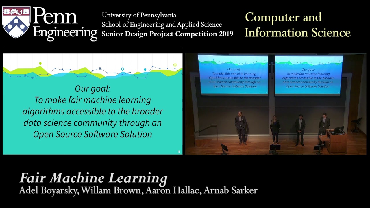 Senior Design 2019: Fair Machine Learning