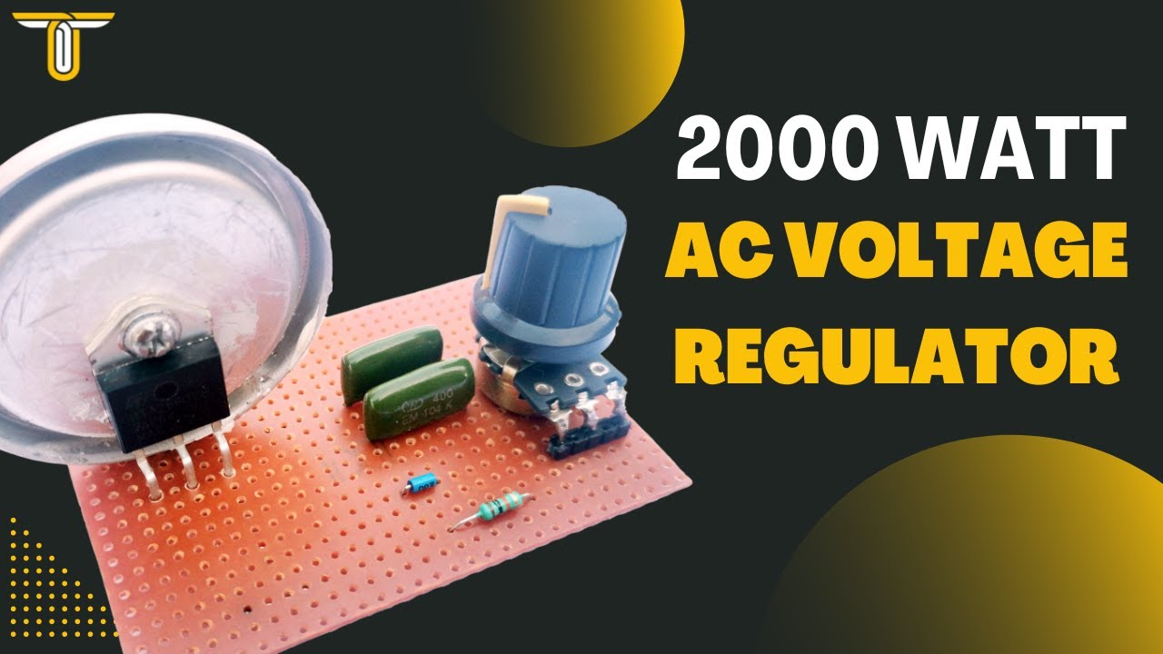 Light Dimmer Circuit Using Triac | BTA26 | DB3 | AC Voltage Regulator How it Works