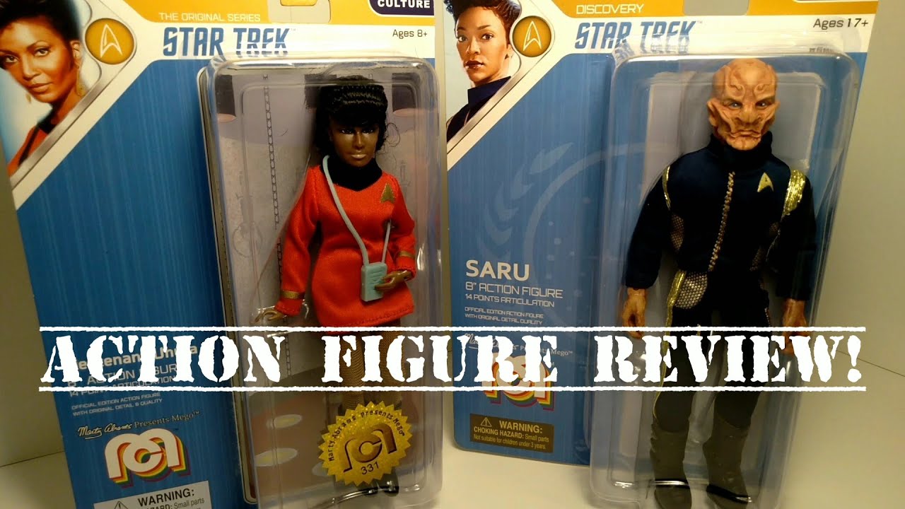 Mego Star Trek Uhura and Saru Action Figure Review