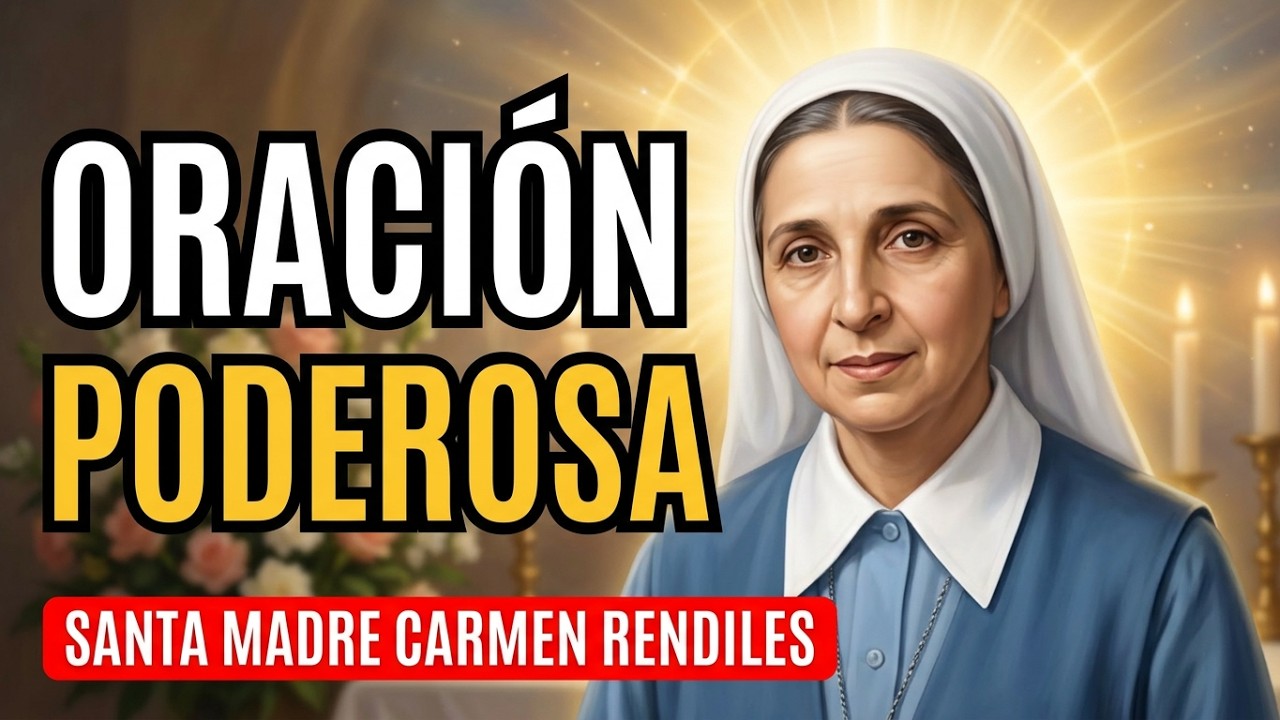 Pide con FE: &ldquo;Oraci&oacute;n Poderosa a SANTA MADRE CARMEN RENDILES en su CANONIZACI&Oacute;N