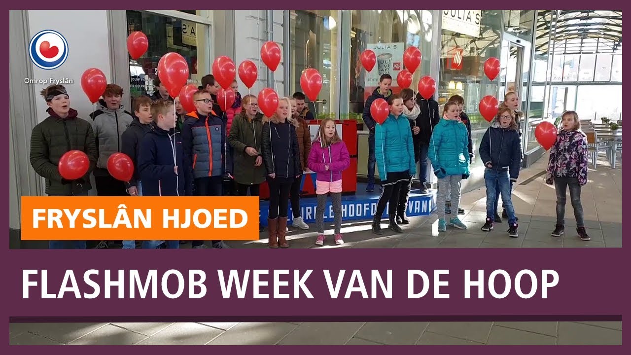 REPO: Kinderen doen flashmob voor week van de hoop