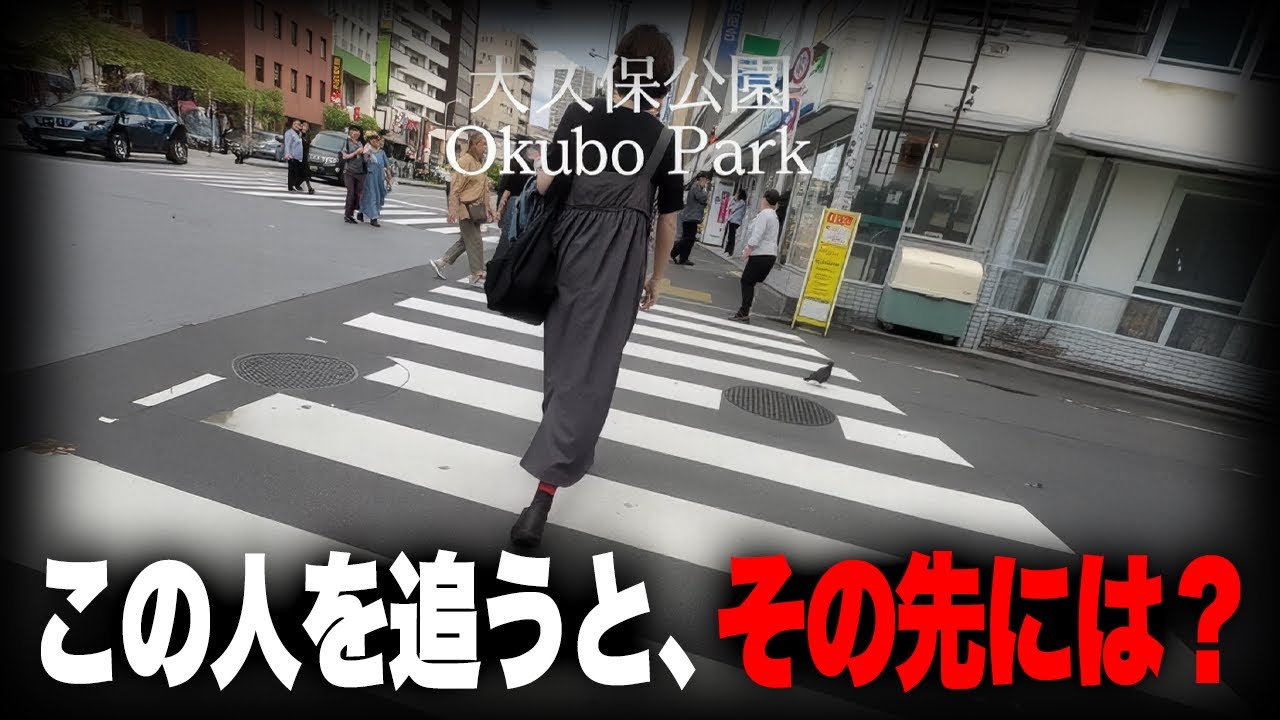 【東京、大久保公園】Street Girls, night walk in Ookubo-park, Shinjuku, Tokyo【夜の大久保公園周辺をお散歩】 2025年9月