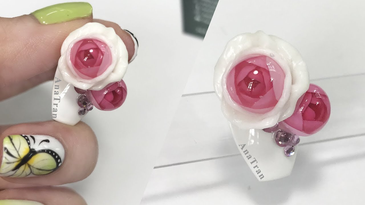 Hướng Dẫn Vẽ Hoa Cúc Bằng Gel Đắp Lung Linh