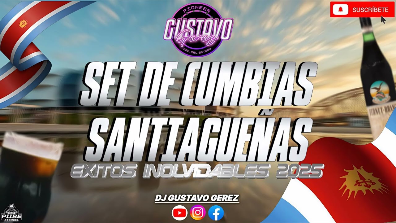 SET DE CUMBIAS SANTIAGUEÑAS ÉXITOS INOLVIDABLE 2025 DJ GUSTAVO GEREZ 😎 🎶 