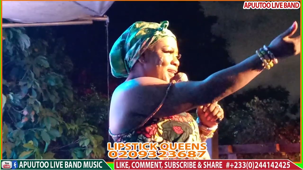 Lipstick Queens All Female Band Take Us Though Ghana Highlife Life Band Songs On Apuutoo Live Band