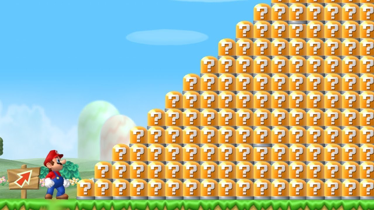 Can Mario Jump over 999 ?-Switches  in New Super Mario Bros. Wii ?
