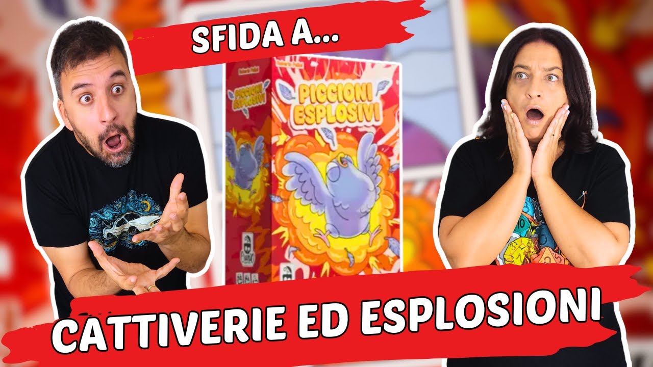 Piccioni Esplosivi, Partita Completa in anteprima a un folle gioco da tavolo ricco di cattiverie!