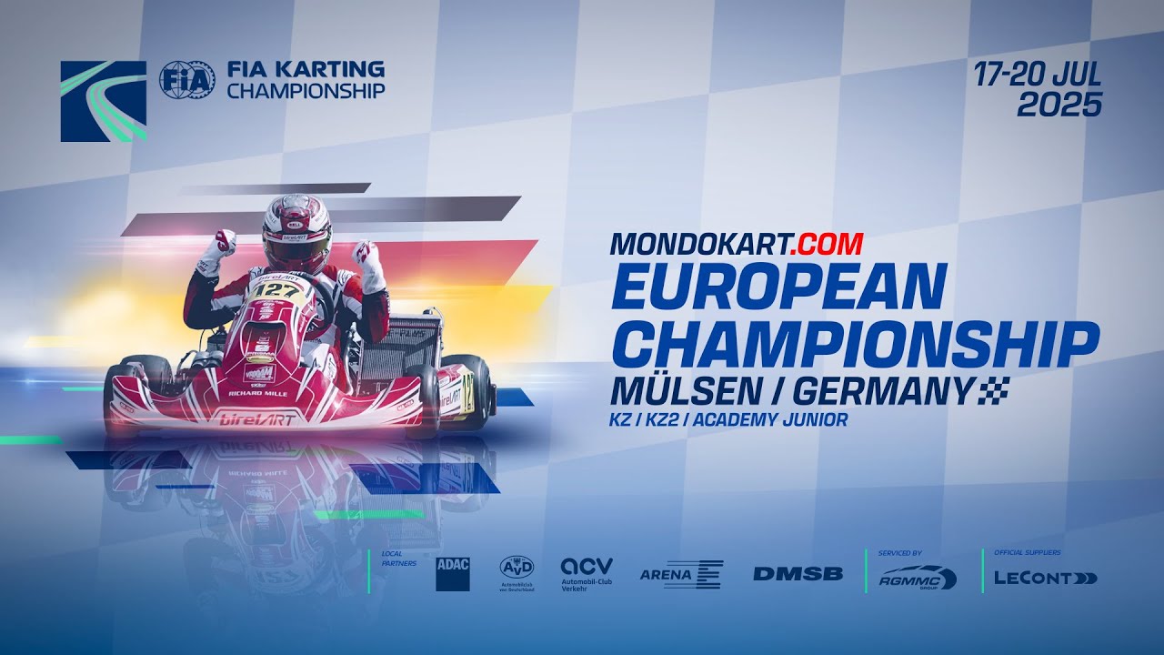 FIA Karting European Championship KZ, KZ2 and Academy Trophy - Mulsen Germany, TV Highlight