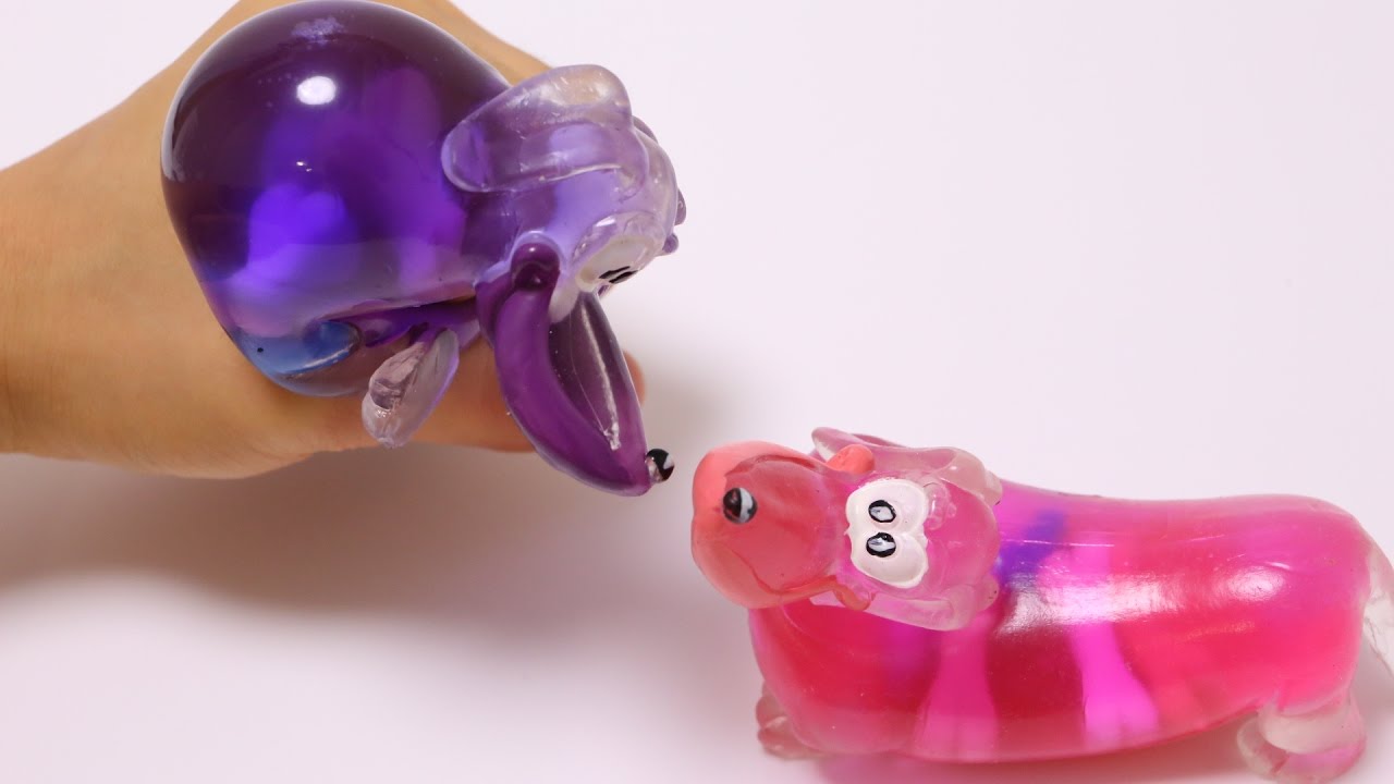 ASMR Squishy #103 Transparent Dog Squishy Squeeze Halloween Dog