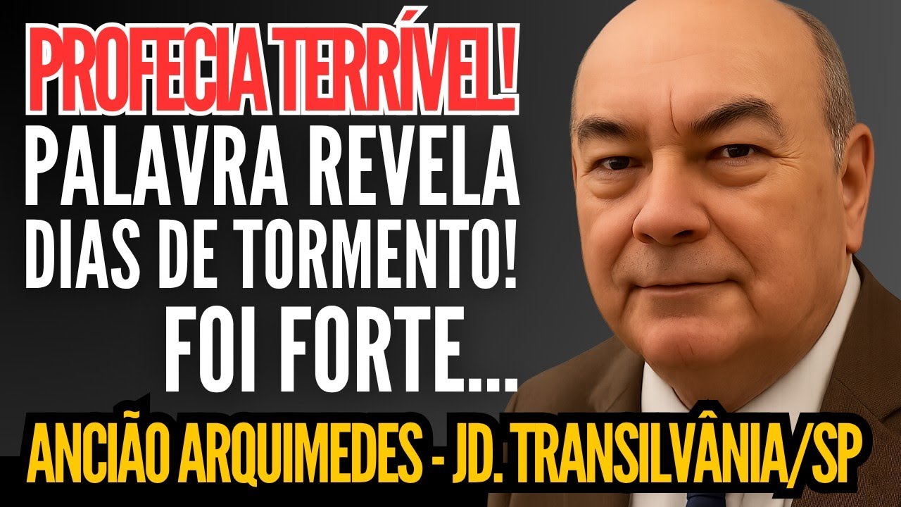 CCB: Foi FORTE essa PROFECIA! A igreja TREMEU! • I Corintios 12 • Ancião Arquimedes #ccb #ccbhinos
