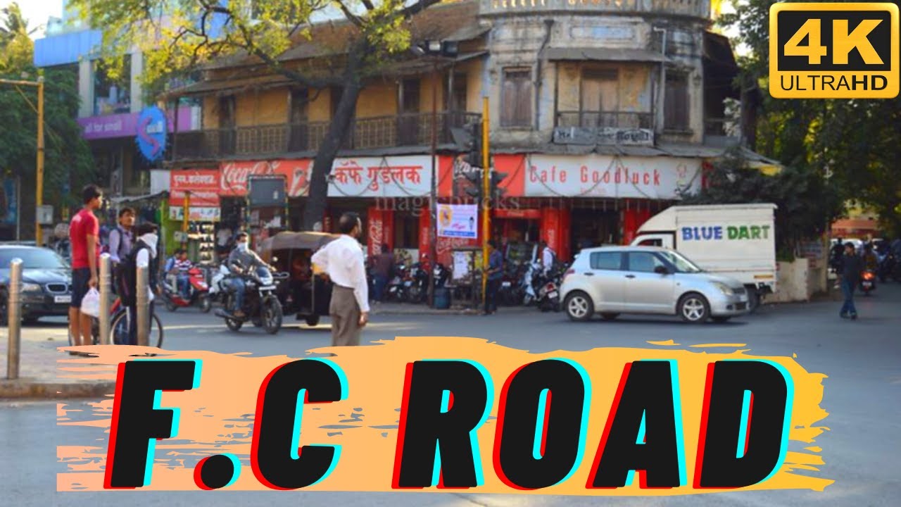 FC ROAD PUNE | WALKING TOUR | 4K