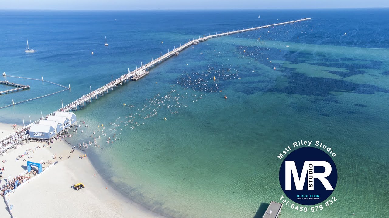 The Busselton Jetty Swim 2024. Western Australia