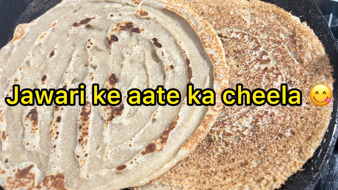 ज्वारी के आटे का चीला😋NewRecipe |Live Livestream Livecooking |CookingTasty
