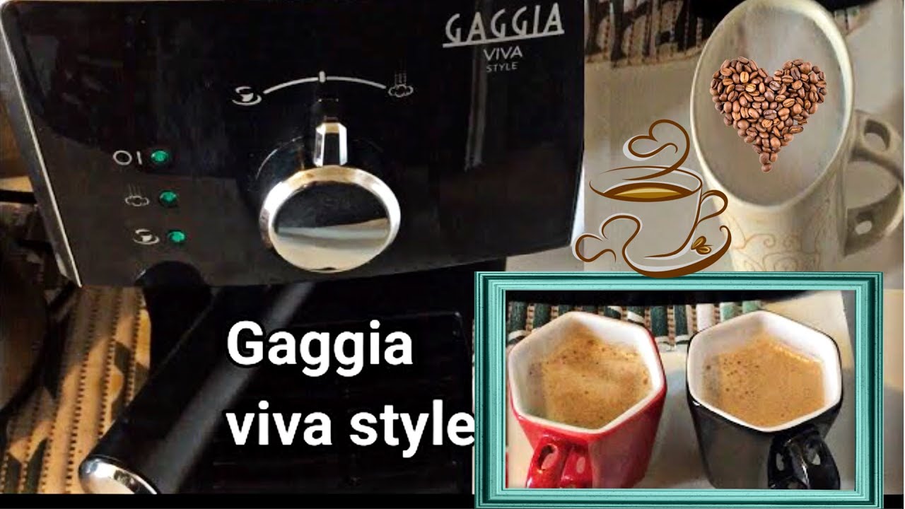 CÓMO FUNCIONA CAFETERA GAGGIA VIVA STYLE- CAFE ESPRESSO -CAPPUCCINO ☕