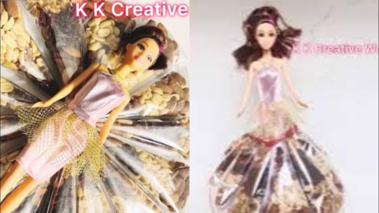 Dry fruits gift ideas #dryfruits#giftideas #dryfruitsdoll#doll making with dry fruits 