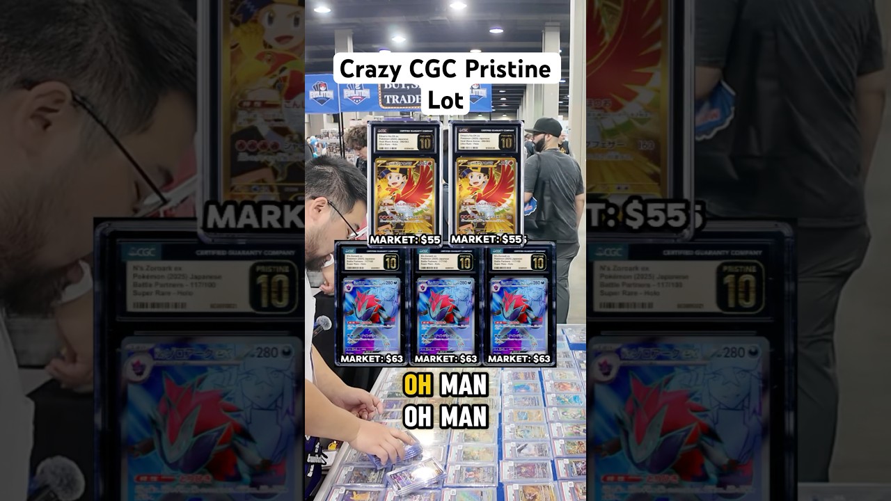 Don’t usually buy CGC slabs but this Pristine 10 lot was too 🔥 to pass up Would YOU have bought it?