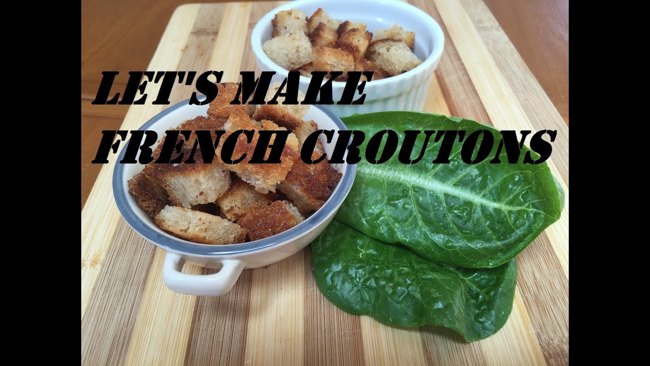 How to make French style Croutons - Just Carbolicious!!