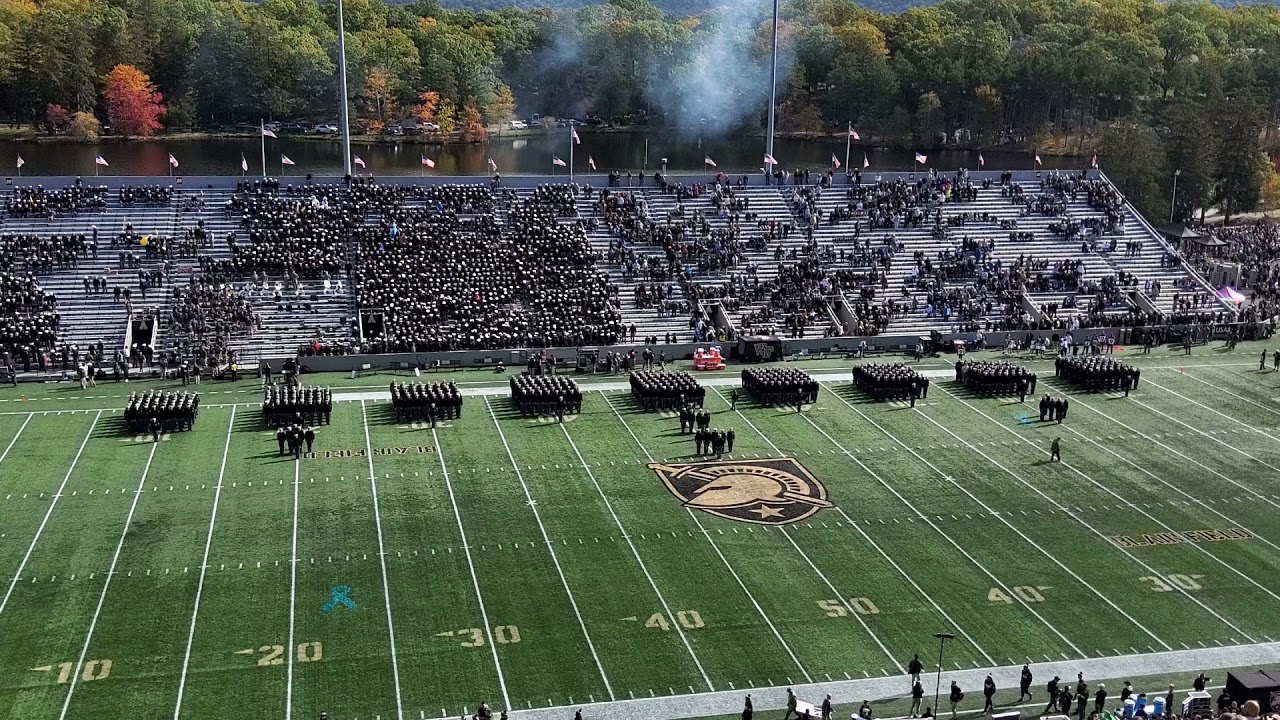 West Point Band Pregame, Cadet March On, National Anthem, Rocket, Parachute Drop, Wake Forest Game