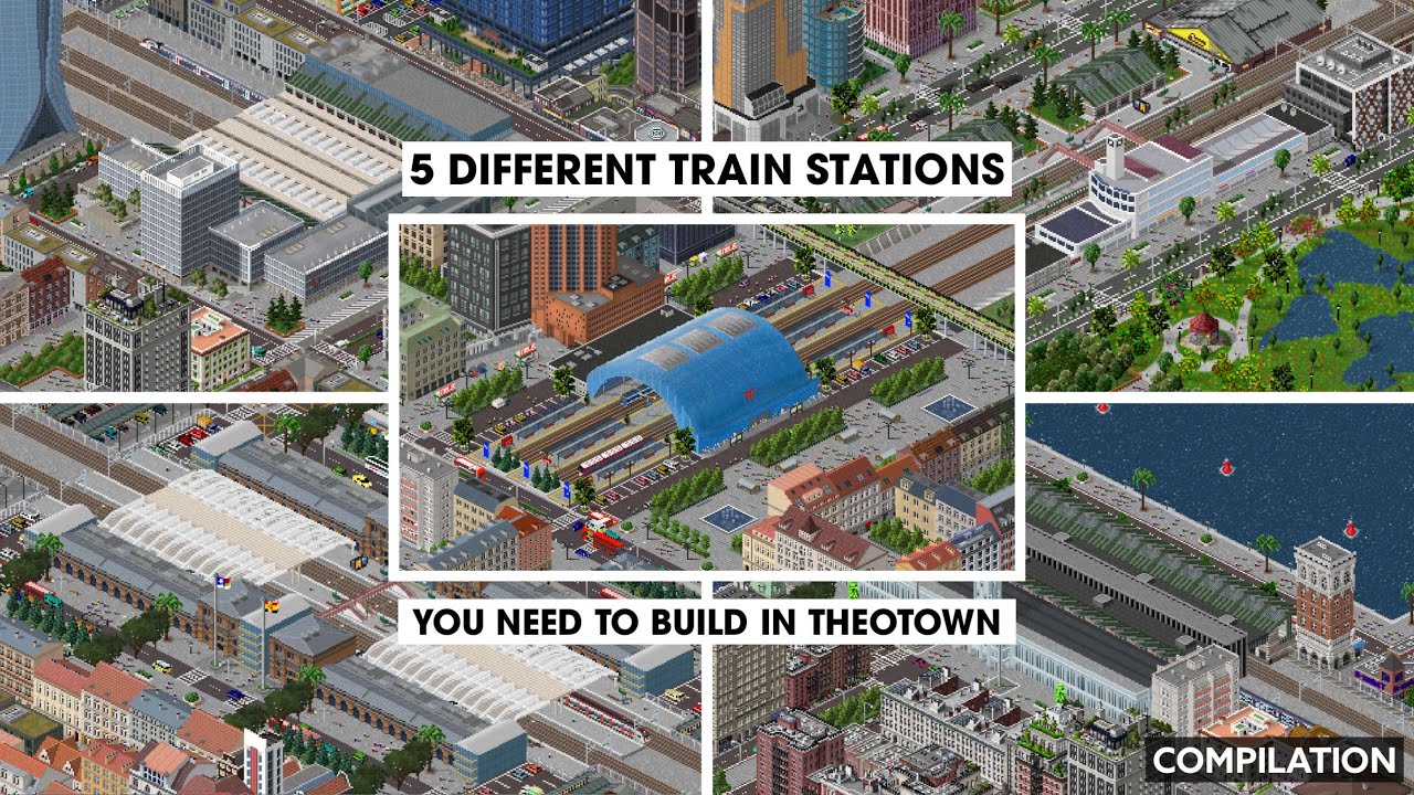 5 Different Train Stations You Need to Build in TheoTown