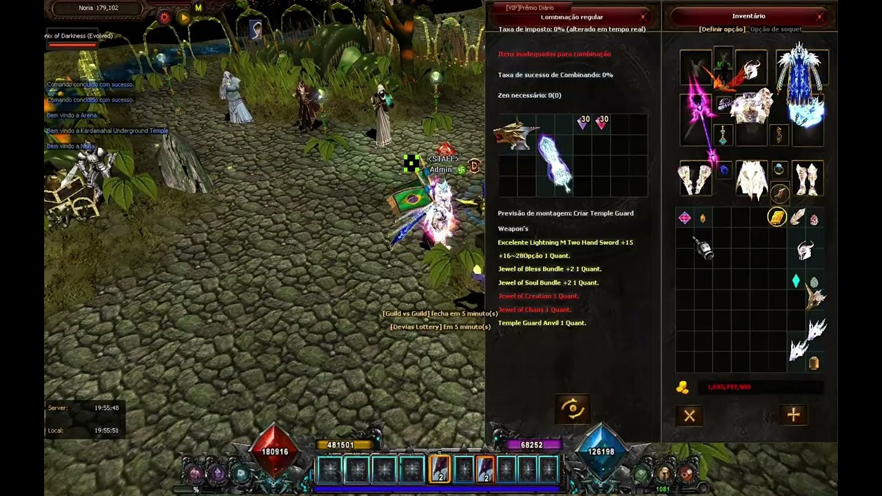 Como Craftar a Arma Temple Of Guard [Passo a Passo] - MuBlacKouT Season 6.20