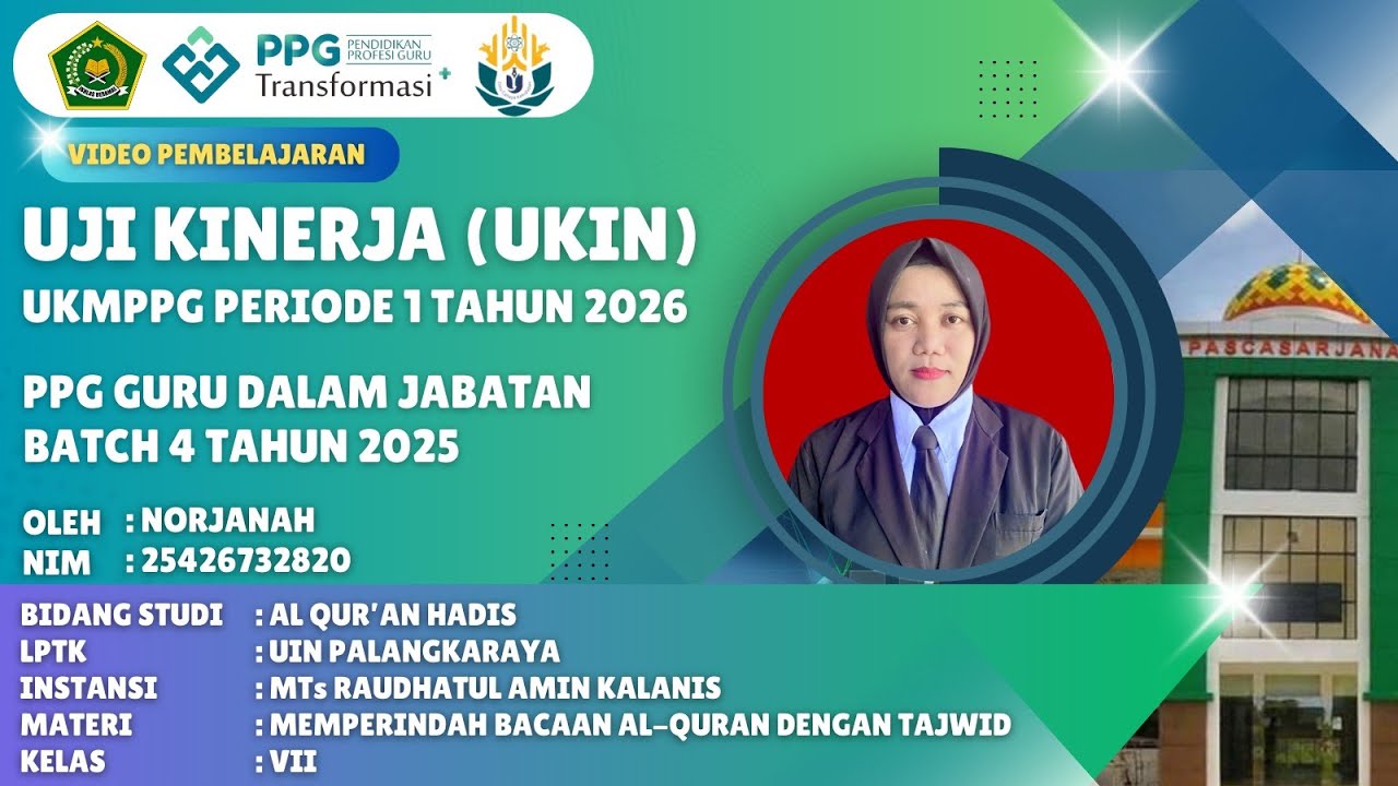 Vidio Praktek Ukin Norjanah