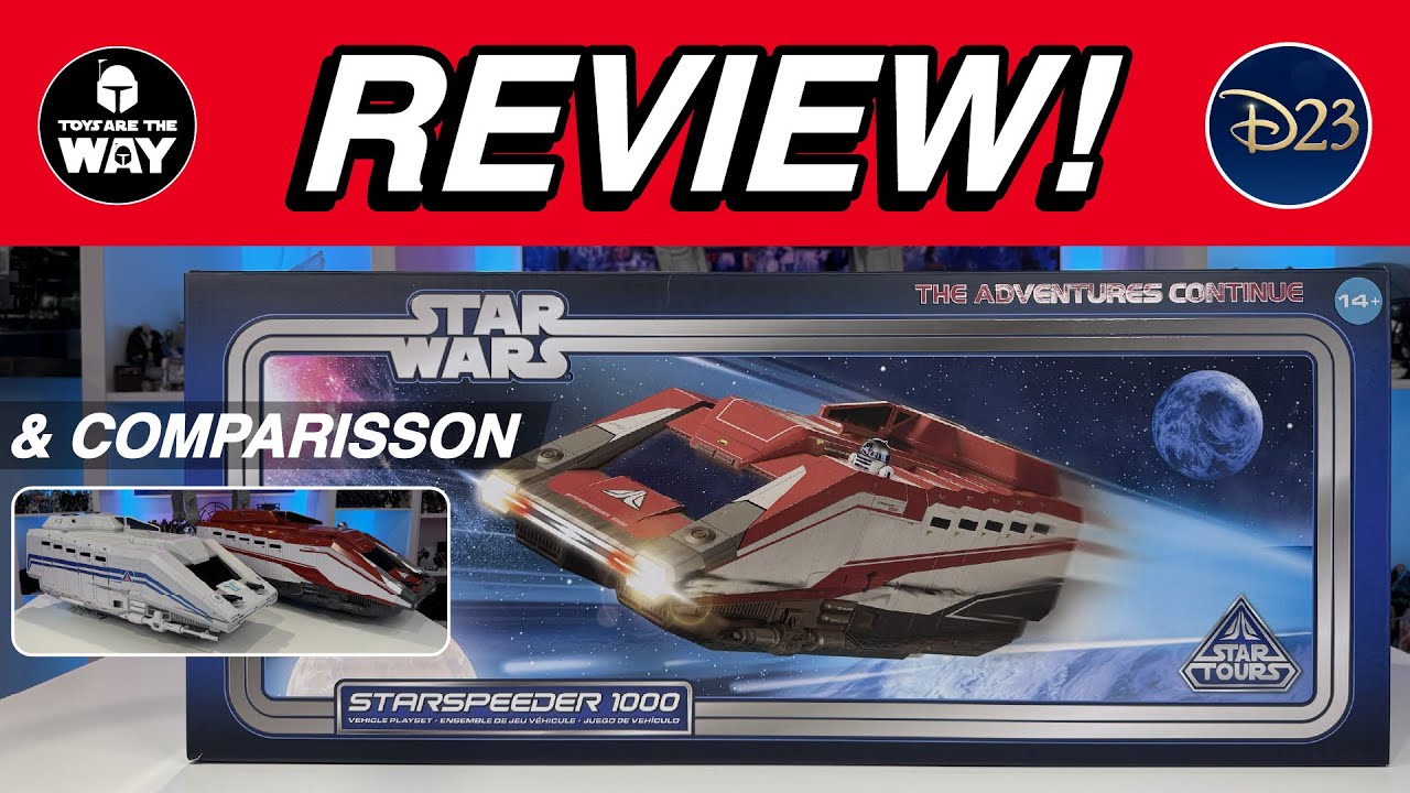 WAS IT WORTH IT? D23 STAR TOURS Star Speeder 1000 Vehicle Playlet | Unboxing & Review!