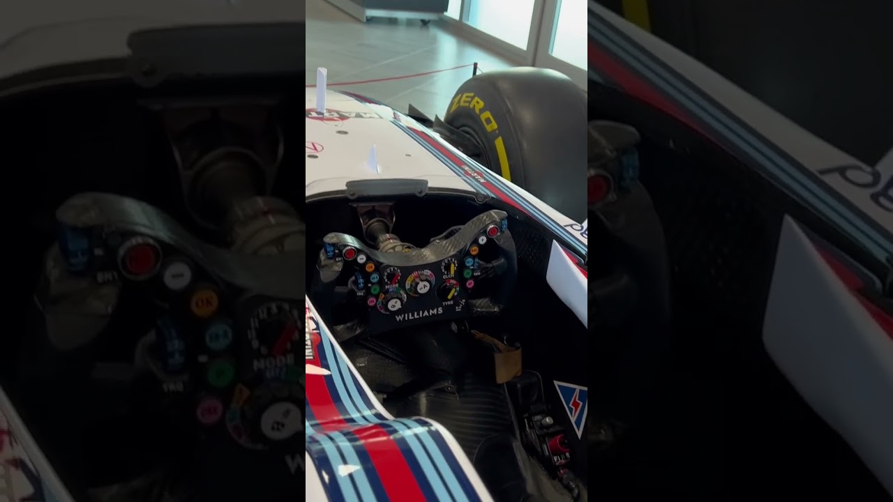 Williams Martini 2015 Valtteri Bottas Felipe Massa FW37 F1 car cockpit interior @paulcruse #f1 Pt 1