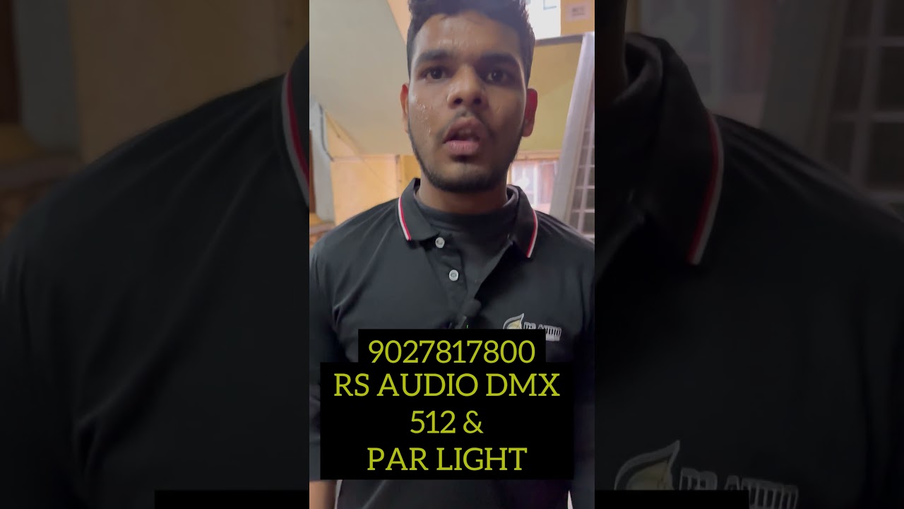 RS AUDIO DMX 512 & 60LED PARLIGHT . 9027817800 .