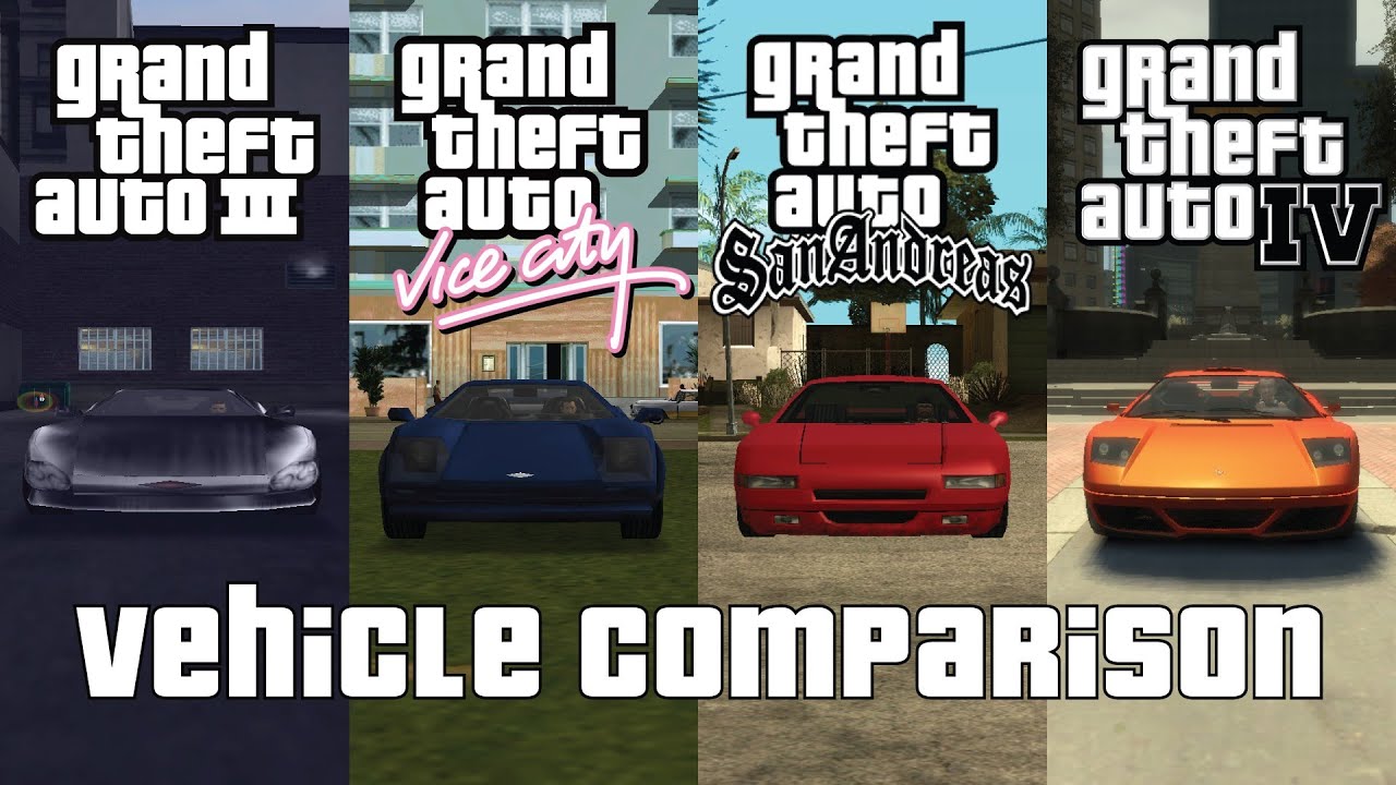 I Compared Every Single Vehicle From Every GTA Game!