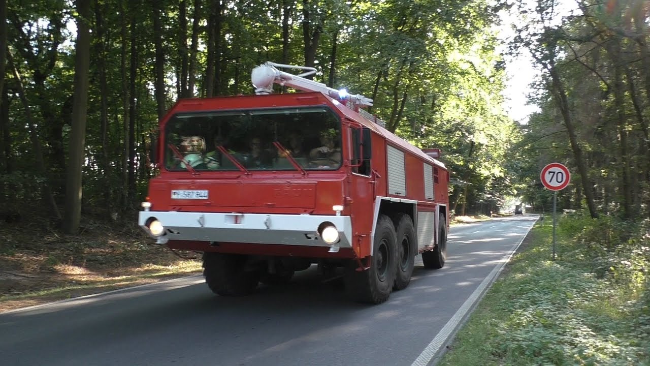 [Flächenbrand auf Bundeswehrgelände] TLF FF Aurich + FLF Bundeswehrfeuerwehr