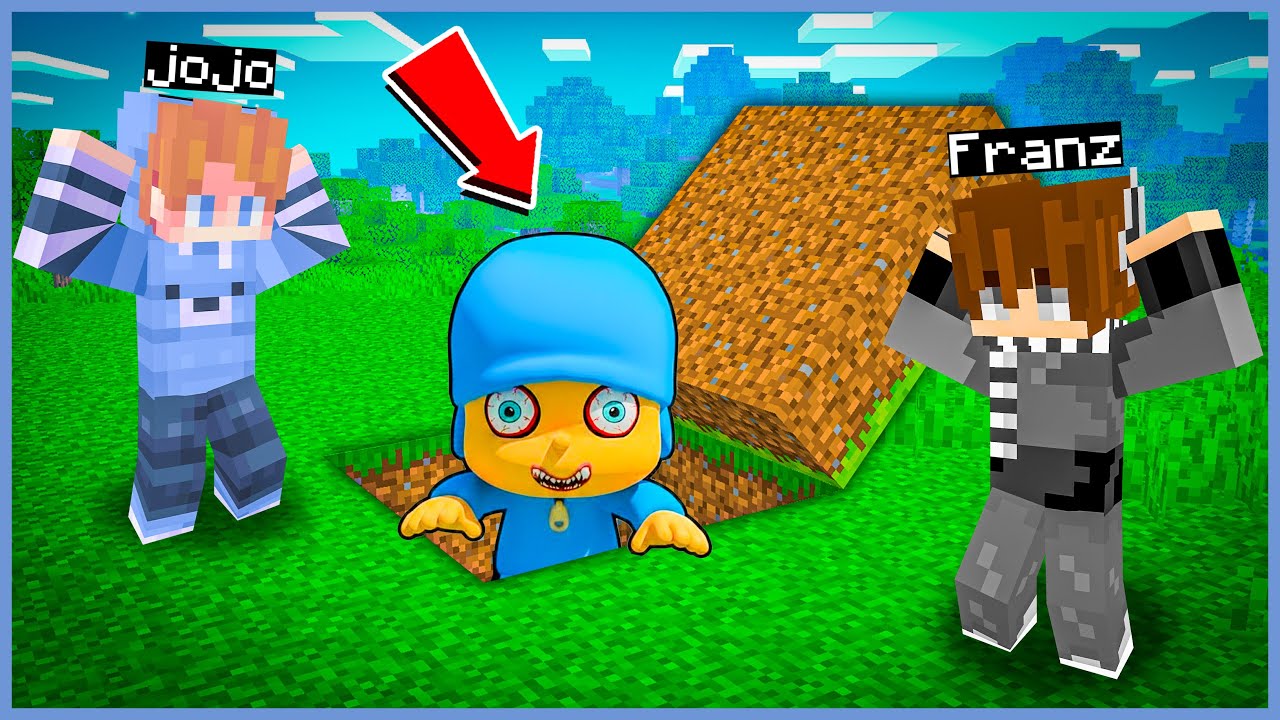 JOJO & FRANZ MENEMUKAN MARKAS RAHASIA BOCIL POCOYO JAHAT di MINECRAFT