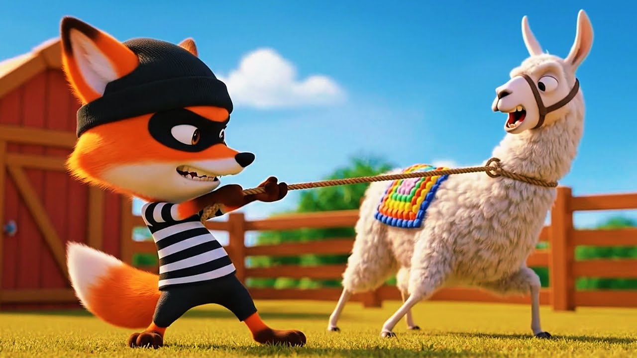 ¡Atrapa al Ladrón! El Zorro en la Granja 🦊 Policía Animal al Rescate | Canción Infantil de Animales