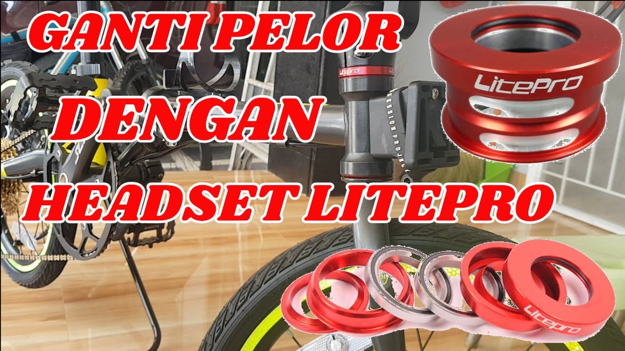 HEADSET BEARING LITEPRO #Sepedalipat #elementtroy #litepro
