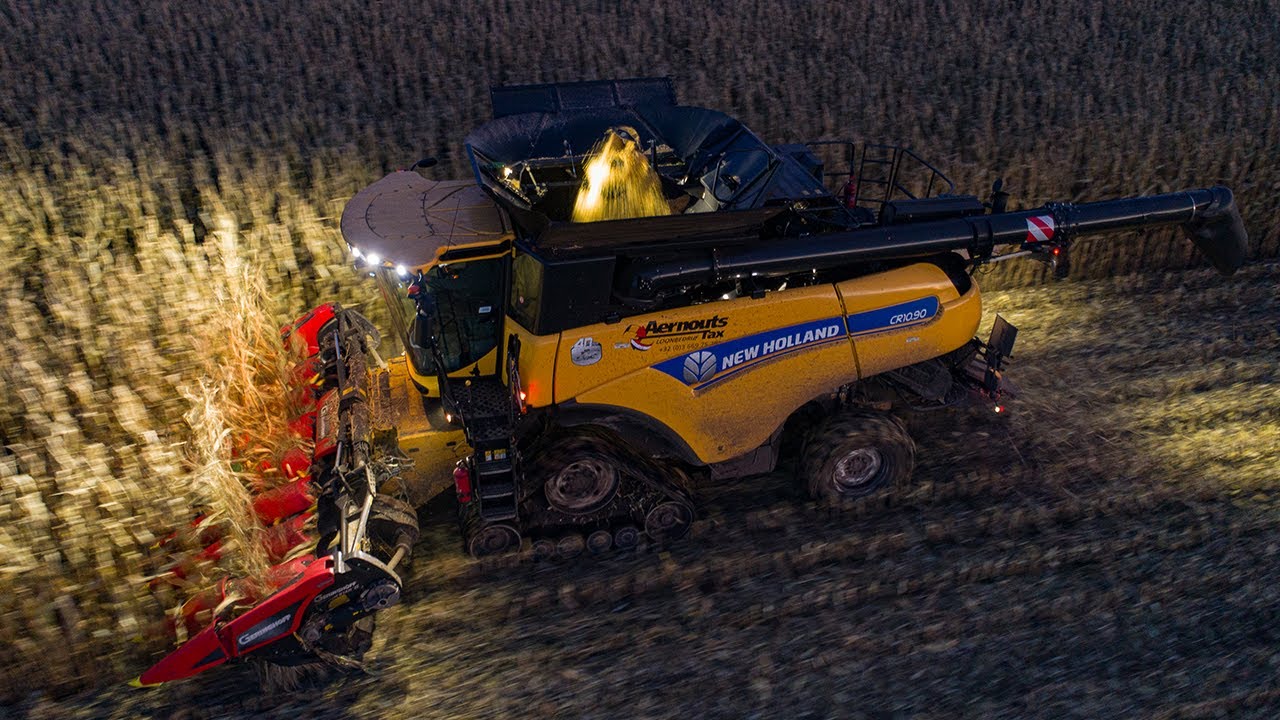 Laatste Mais dorsen - Aernouts Loonwerken 4K