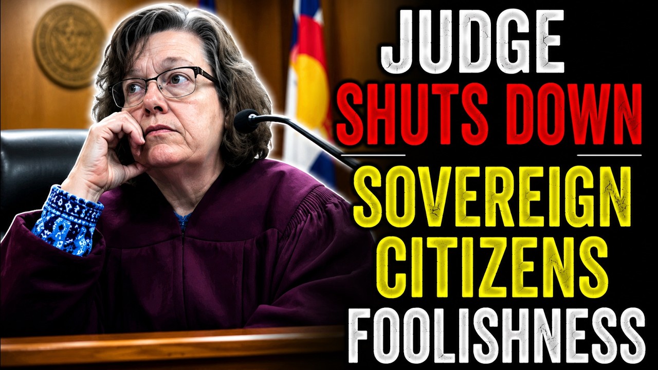 Sovereign Citizen Gets DESTROYED in Court After Judge Refuses Every Argument
