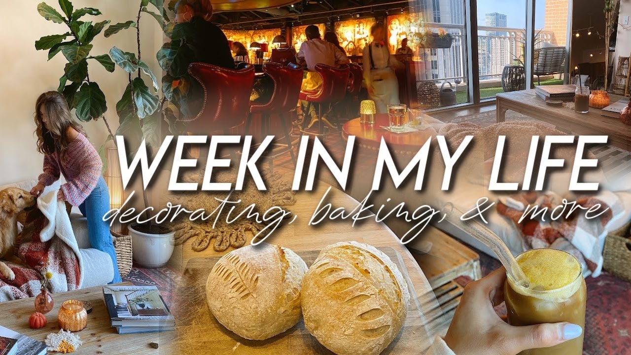 WEEK IN MY LIFE | decorating for fall, baking sourdough, fall nails, hormone balancing doctors apt!