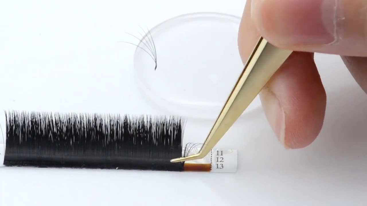 Beautiful High Quality Eyelash Extensions Easy Fan Lashes Natural False Self Fanning Lashes By LAGEE
