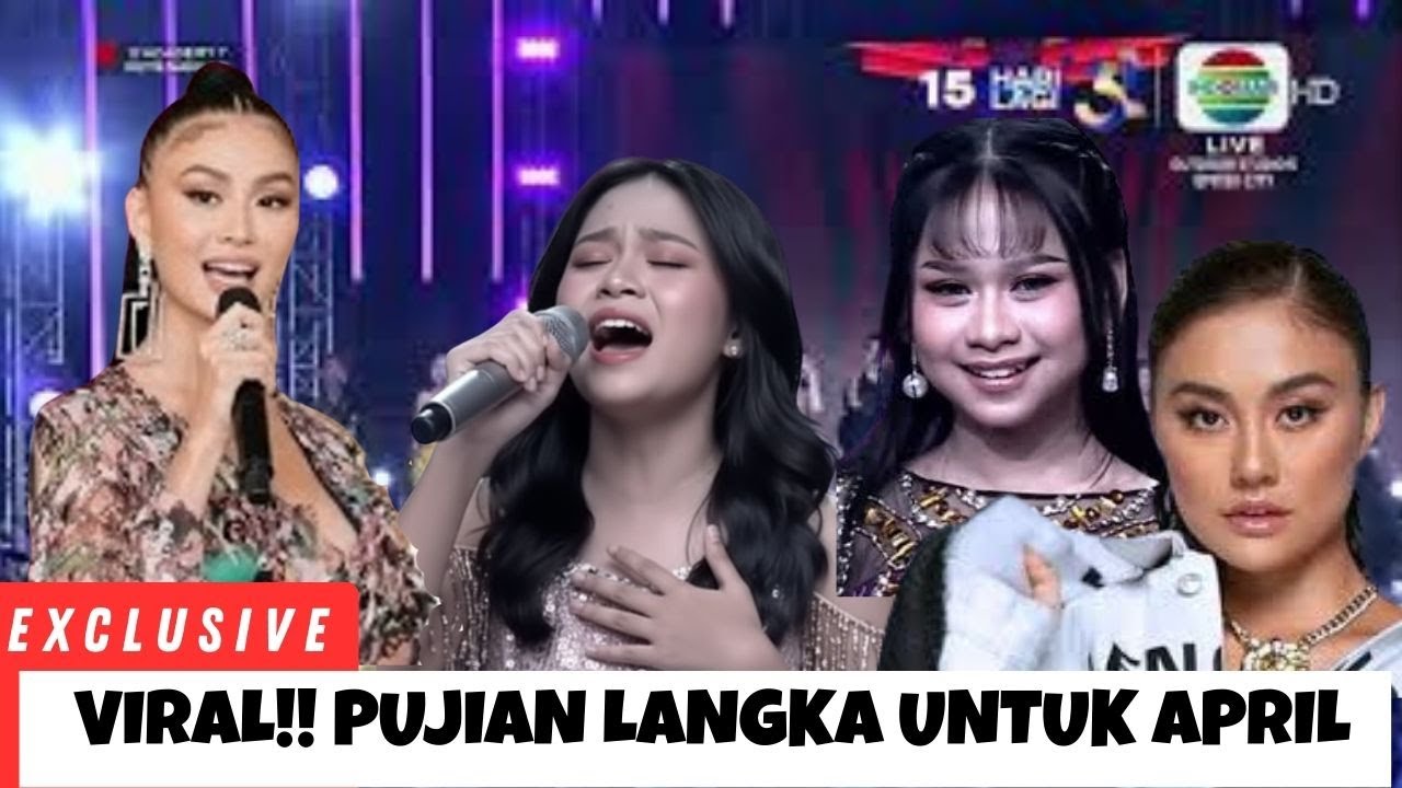 GEGER!! “MOMEN LANGKA DI PANGGUNG APRIL DA7 DIPUJI SANG DIVA AGNES MONICA”