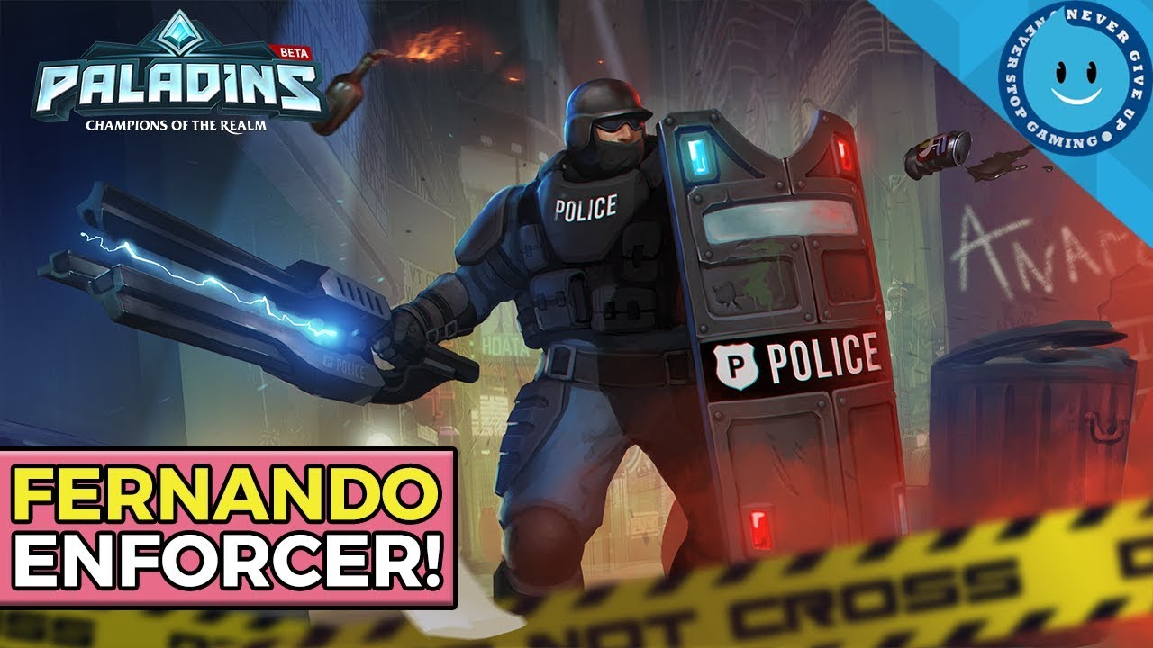 New Enforcer Flank Fernando Gameplay! 135K Damage Loadout - Epic Paladins Game!