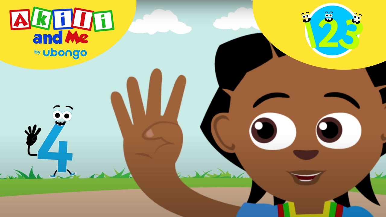 NAMBA 4: Hesabu Nasi! | Jifunze kuhesabu na AkiliKatuni za Elimu kwa Watoto